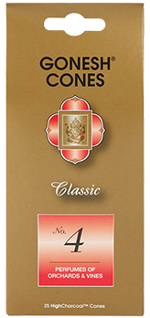 No.4 - INCENSE CONES - LINEUP | GONESH - ガーネッシュ
